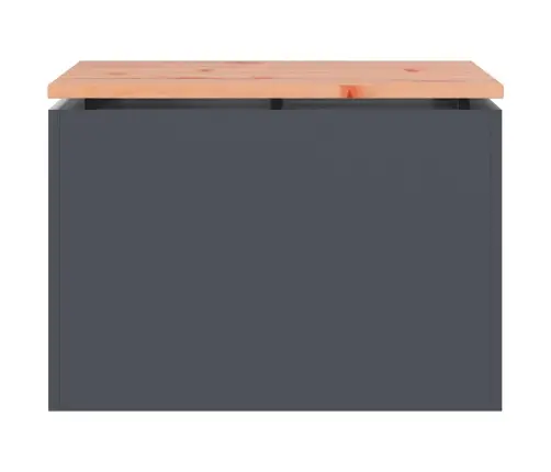 Dārza Sols Antracīts 60 X 40 X 43 Cm Tērauds Vidaxl