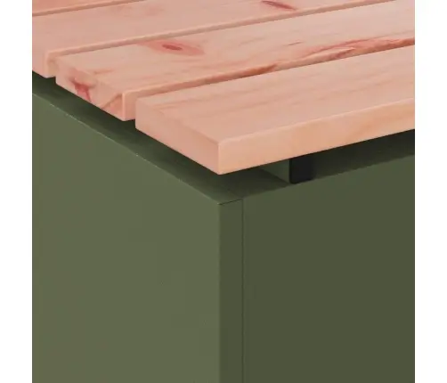 Dārza Sols Olīvu Zaļa 60 X 40 X 43 Cm Tērauds Vidaxl Dārza Sols Olīvu Zaļa 60 X 40 X 43 Cm Tērauds Vidaxl