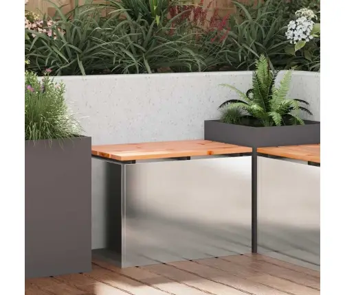 Sodo Suolas Sidabro 60 X 40 X 43 Cm Nerūdijantis Plienas