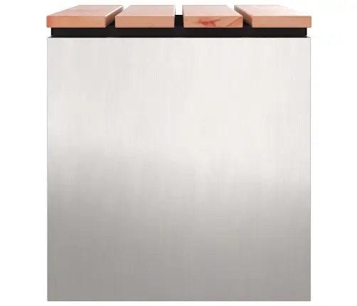 Sodo Suolas Sidabro 60 X 40 X 43 Cm Nerūdijantis Plienas