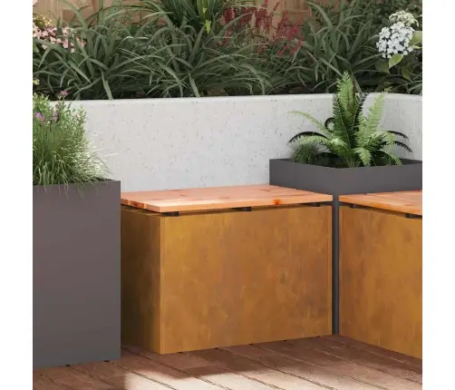 Dārza Sols Rūsa 60 X 40 X 43 Cm Novecināts Tērauds Vidaxl Dārza Sols Rūsa 60 X 40 X 43 Cm Novecināts Tērauds Vidaxl