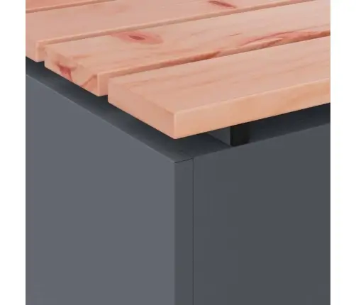 Dārza Sols Antracīts 80 X 40 X 43 Cm Tērauds Vidaxl