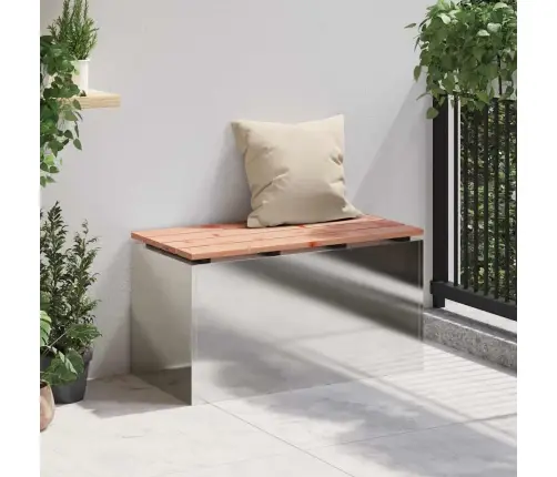 Dārza Sols Sudraba 80 X 40 X 43 Cm Nerūsējošs Tērauds Vidaxl