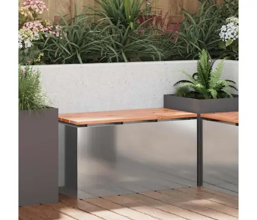 Aiapink Hõbedane 80 X 40 X 43 Cm Tsingitud Teras