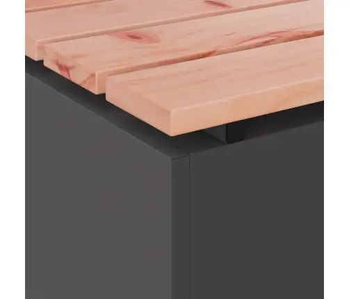 Sodo Suolas Juoda 40 X 40 X 43 Cm Plienas