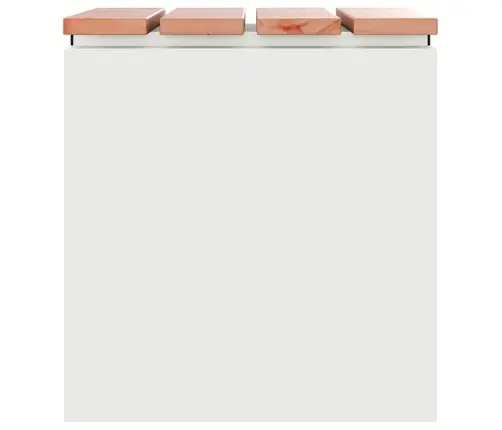 Dārza Sols Balts 40 X 40 X 43 Cm Tērauds Vidaxl Dārza Sols Balts 40 X 40 X 43 Cm Tērauds Vidaxl