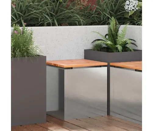 Aiapink Hõbedane 40 X 40 X 43 Cm Tsingitud Teras