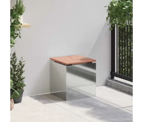 Aiapink Hõbedane 40 X 40 X 43 Cm Tsingitud Teras