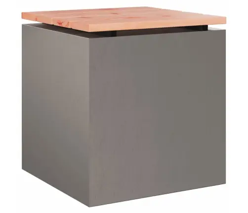 Dārza Sols Rūsa 40 X 40 X 43 Cm Novecināts Tērauds Vidaxl