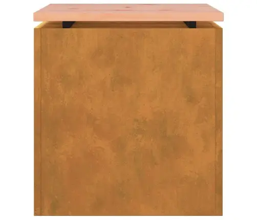 Dārza Sols Rūsa 40 X 40 X 43 Cm Novecināts Tērauds Vidaxl