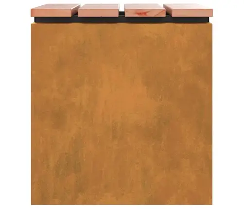 Dārza Sols Rūsa 40 X 40 X 43 Cm Novecināts Tērauds Vidaxl