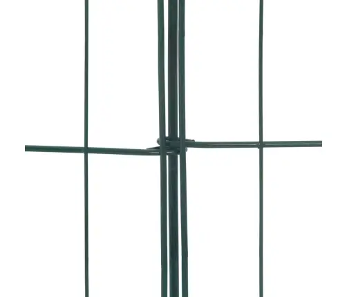 Dīķa Žoga Komplekts 5 Pcs Zaļa 100 X 50 Cm Tērauds Vidaxl