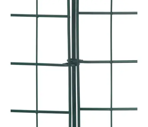 Dīķa Žoga Komplekts 8 Pcs Zaļa 50 X 80 Cm Tērauds Vidaxl