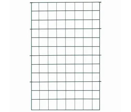 Dīķa Žoga Komplekts 8 Pcs Zaļa 50 X 80 Cm Tērauds Vidaxl