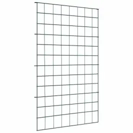 Dīķa Žoga Komplekts 8 Pcs Zaļa 50 X 80 Cm Tērauds Vidaxl