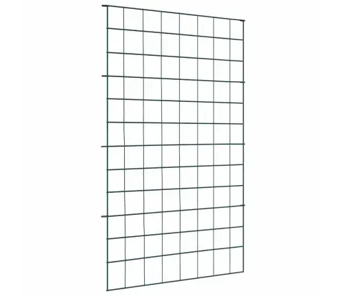 Dīķa Žoga Komplekts 8 Pcs Zaļa 50 X 80 Cm Tērauds Vidaxl