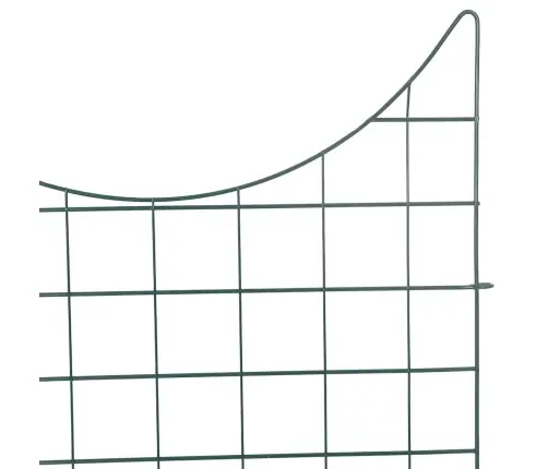 Dīķa Žoga Komplekts 8 Pcs Zaļa 50 X 80 Cm Tērauds Vidaxl