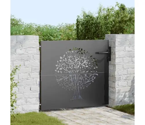 Sodo Vartai Juoda 85 X 100 Cm Milteliniu Būdu Padengtas Plienas