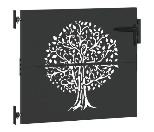 Sodo Vartai Juoda 85 X 100 Cm Milteliniu Būdu Padengtas Plienas