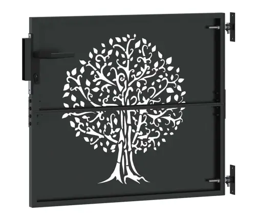 Sodo Vartai Juoda 85 X 100 Cm Milteliniu Būdu Padengtas Plienas