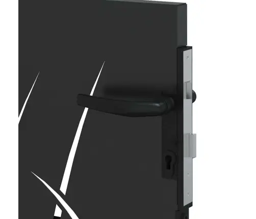 Sodo Vartai Juoda 85 X 100 Cm Milteliniu Būdu Padengtas Plienas