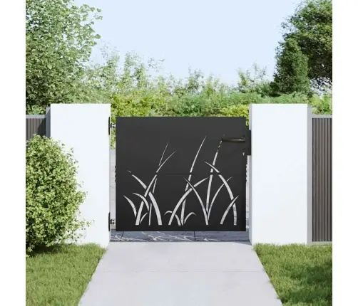 Sodo Vartai Juoda 85 X 100 Cm Milteliniu Būdu Padengtas Plienas