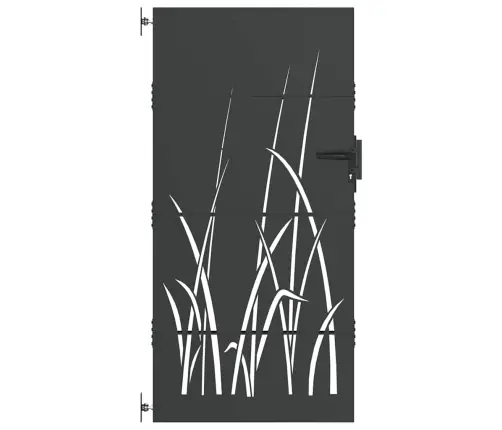 Sodo Vartai Juoda 85 X 200 Cm Milteliniu Būdu Padengtas Plienas