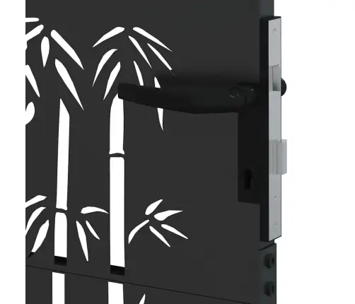 Aia Aed Lukuga Must 85 X 175 Cm Pulbervärvitud Teras