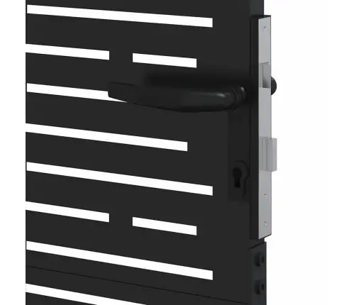 Aia Aed Lukuga Must 85 X 150 Cm Pulbervärvitud Teras