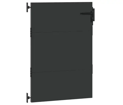 Dārza Vārti Melna 85 X 150 Cm Pulverkrāsots Tērauds Vidaxl