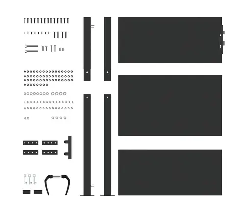Dārza Vārti Melna 105 X 125 Cm Pulverkrāsots Tērauds Vidaxl