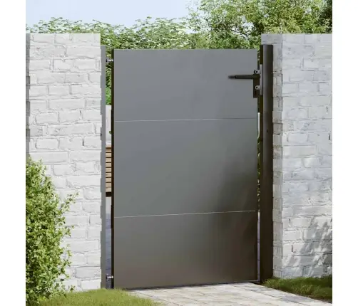 Sodo Vartai Juoda 85 X 155 Cm Milteliniu Būdu Dengtas Plienas