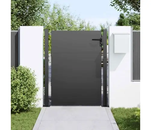 Sodo Vartai Juoda 85 X 155 Cm Milteliniu Būdu Dengtas Plienas