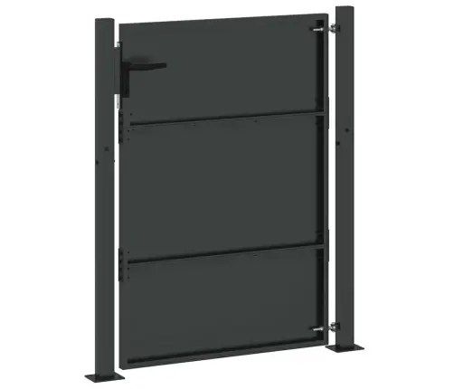 Sodo Vartai Juoda 85 X 155 Cm Milteliniu Būdu Dengtas Plienas