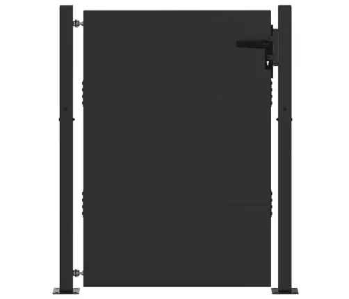 Sodo Vartai Juoda 85 X 155 Cm Milteliniu Būdu Dengtas Plienas