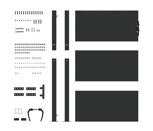 Dārza Vārti Melna 100 X 125 Cm Pulverkrāsots Tērauds Vidaxl