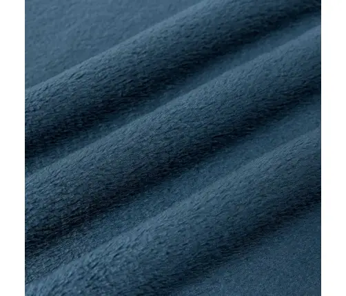 Pleds Tums Zils 130 X 150 Cm Flīss Vidaxl