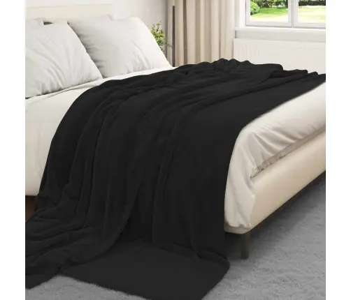 Apklotas Juoda 220 X 240 Cm Flysas