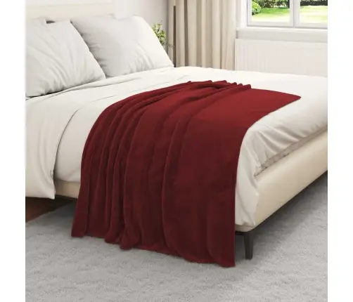 Pleedi Pleed Bordeaux Punane 130 X 150 Cm Fliis