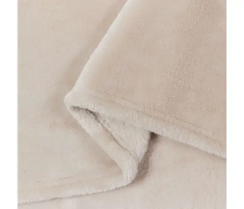 Pledu Segas 6 Pcs Bēša 220 X 240 Cm Flīss Vidaxl