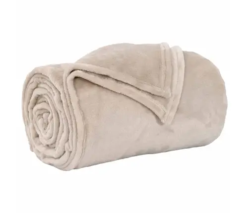 Pledu Segas 6 Pcs Bēša 220 X 240 Cm Flīss Vidaxl