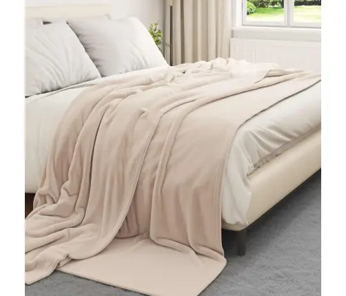 Viskab Tekid 6 Pcs Beež 240 X 270 Cm Fliis