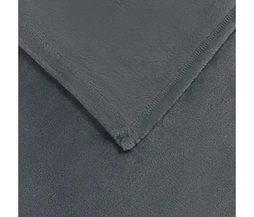 Pledu Segas 6 Pcs Tumši Pelēks 150 X 200 Cm Flīss Vidaxl