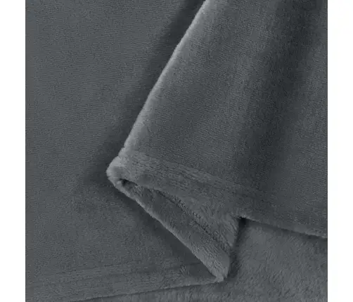 Pledu Segas 6 Pcs Tumši Pelēks 150 X 200 Cm Flīss Vidaxl