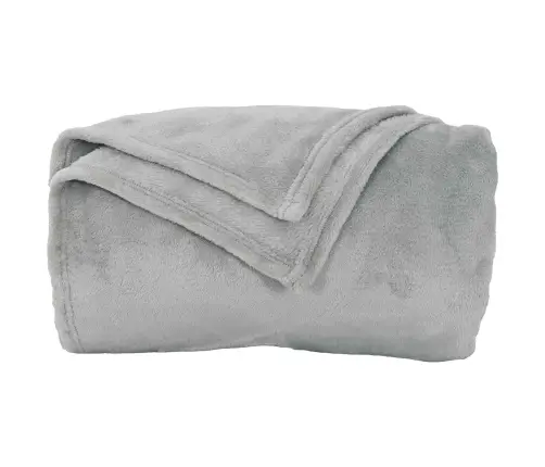 Pledu Segas 6 Pcs Pelēka 130 X 150 Cm Flīss Vidaxl