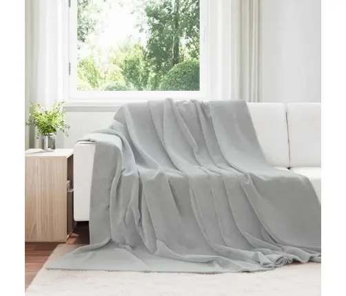 Pledu Segas 6 Pcs Pelēka 220 X 240 Cm Flīss Vidaxl