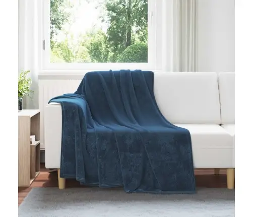 Viskab Tekid 6 Pcs Tumesinine 150 X 200 Cm Fliis