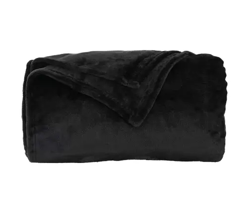 Mesti Antklodės 6 Pcs Juoda 150 X 200 Cm Flysas