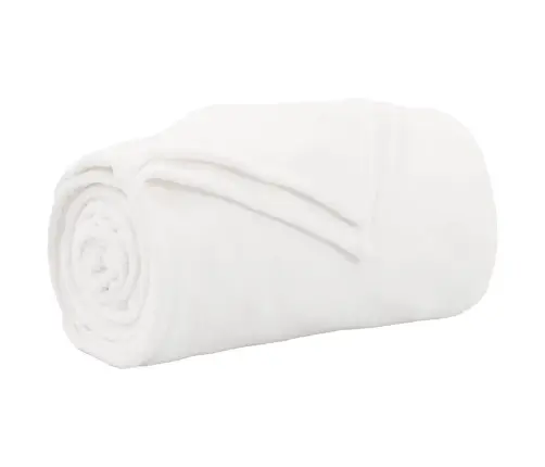 Pledu Segas 6 Pcs Balts 220 X 240 Cm Flīss Vidaxl