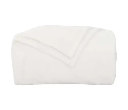 Pledu Segas 6 Pcs Balts 240 X 270 Cm Flīss Vidaxl